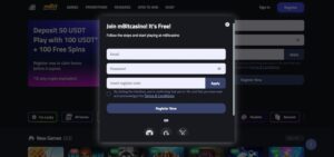 mBit Casino register