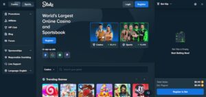 Stake.com landing page