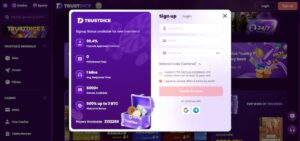 Trustdice Registrering och medlemsskap