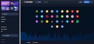 Wolfbet Insättningar och uttag 