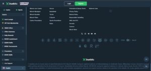 Duelbits Insättningar och uttag 
