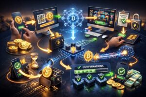 Så fungerar Bitcoin-insättningar och uttag på casino