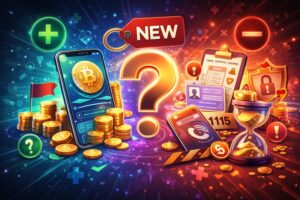 För- och nackdelar med bonus utan insättning på nya kryptocasinon