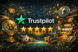 Seriösa kryptocasinon med höga Trustpilot-betyg
