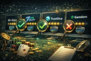 Topp 4 seriösa kryptocasinon