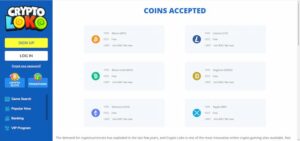 Insättningar och uttag hos Crypto Loko Casino