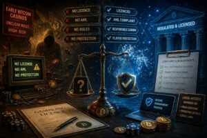 Licenser och reglering i Bitcoin-casinobranschen