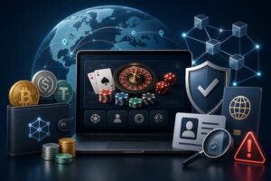 Utländska casinon med krypto: licenser, betalningar, KYC och risker
